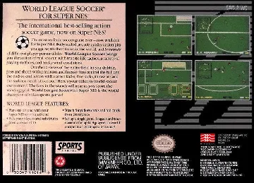 World League Soccer (USA) box cover back